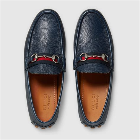 gucci mens leather drivers|luxury men's driving loafers.